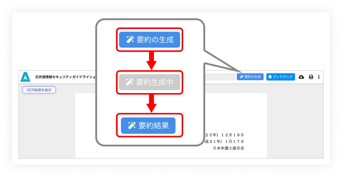 OCR・要約・検索イメージ図8